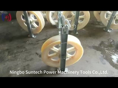 508 মিমি নাইলন শেভস ট্রান্সমিসোইন লাইন কন্ডাক্টর স্ট্রিংিং পুলি ব্লক