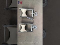 ওভারহেড লাইনের জন্য 80mm এরিয়াল কেবল কন্ডাক্টর পুলি স্ট্রিংিং রোলার ব্লক