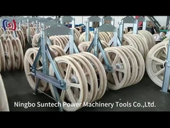 সামনের এবং পিছনের চাকাগুলি ট্যান্ডেম স্কিভ স্ট্রিং ব্লক নাইলন স্কিভ গ্যালভানাইজড ফ্রেম