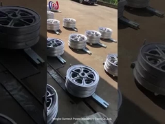 অ্যালুমিনিয়াম শেভ রাবার রেখাযুক্ত কন্ডাক্টর স্ট্রিংিং ব্লক