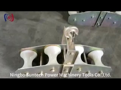 চার চাকা অপটিক্যাল ফাইবার সংযুক্ত স্ট্রিং ব্লক পলি Opgw স্ট্রিং সরঞ্জাম