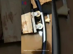 ট্রান্সমিশন লাইন নির্মাণ কাজের জন্য ট্রিপল পলি 10 কেএন কোণার গ্রাউন্ড ক্যাবল রোলার