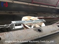 মসৃণ কার্যকারিতার জন্য বল বিয়ারিং সহ উচ্চ-ক্ষমতা সম্পন্ন একক পুলি ব্লক​