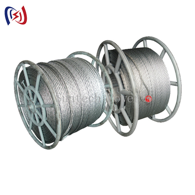 গুণ  Transmission Line Anti Twisting Braided Galvanised Conductor Steel Pilot Wire Rope কারখানা