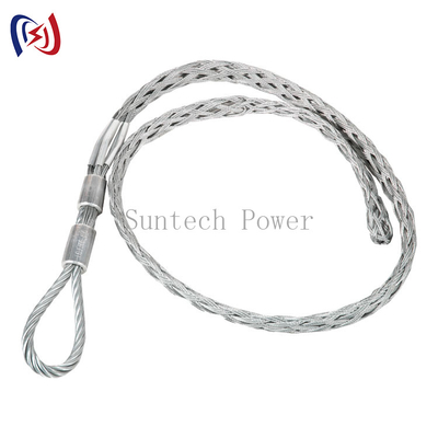 গুণ  80kn Wire Rope Pulling Conductor ACSR Cable Mesh Socks কারখানা