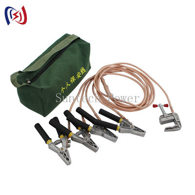 গুণমান  Three phase 25mm Plug Construction Earth Wire Personal Grounding Wire Safety Tools কারখানা