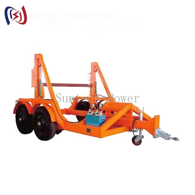 গুণ  Heavy Duty Cable Reel Trailer 20T Capacity for Industrial Transport কারখানা