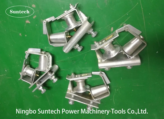 SHCZ-0.5 অ্যালুমিনিয়াম ক্যাবল টানা সরঞ্জাম অ্যাঞ্জেলড ক্রসআর্ম মাউন্ট স্ট্রিং ব্লক