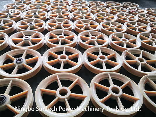 সাইটের জন্য 508x100mm MC পুলি শেভস কন্ডাক্টর স্ট্রিংিং ব্লক