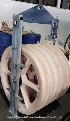 660mm বড় ব্যাসার্ধ নাইলন sheaves bundled পলি কন্ডাক্টর পলি স্ট্রিং ব্লক