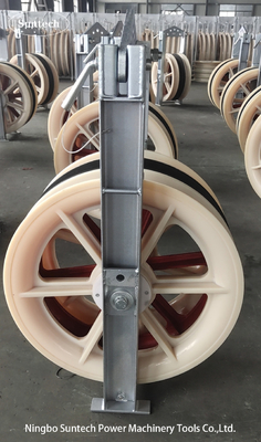 80kN OD 660mm নাইলন স্কিভ কন্ডাক্টর স্ট্রিং ব্লক ট্রান্সমিশন লাইন জন্য