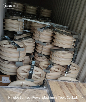 916mm ACSR MC নাইলন কন্ডাক্টর তারের দড়ি স্ট্রিংিং পুলি ব্লক