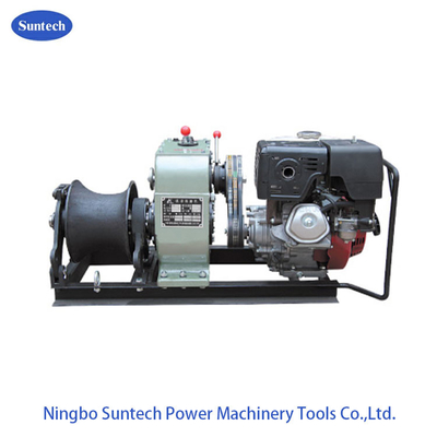 ক্যাপাসিটি 50KN ক্যাবল উইঞ্চ পুলার 5 টন ফাস্ট স্পিড ডিজেল ওয়্যার রোপ উইঞ্চ