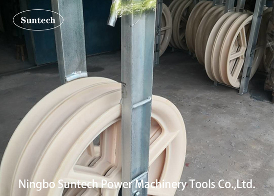 822mm MC নাইলন তারের কন্ডাক্টর স্ট্রিংিং পুলি ব্লক
