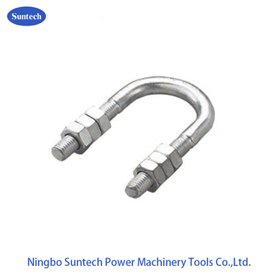 পাওয়ার লাইন M6 M8 M10 M12 M16 M20 M24 কার্বন স্টিল ইউ বোল্ট ওয়াশার এবং নাট দিয়ে