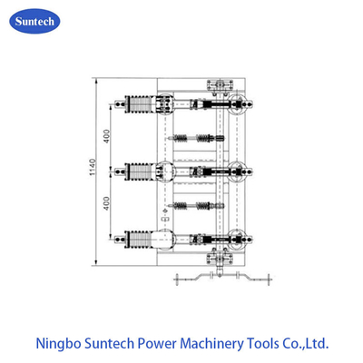 GB3804 3 ফেজ এসি 12KV আউটডোর ভ্যাকুয়াম লোড ব্রেক বিচ্ছিন্ন সুইচ