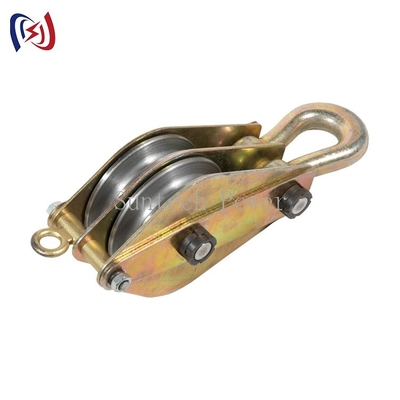 নাইলন শেভ 50KN 100KN তারের দড়ি উত্তোলন ট্যাকল পুলি ব্লক