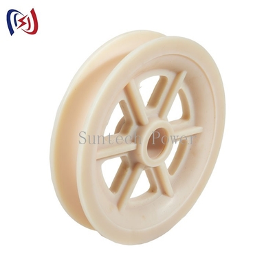 বিয়ারিং সহ 508x100mm MC নাইলন পুলি হুইলস কন্ডাক্টর স্ট্রিংিং ব্লক