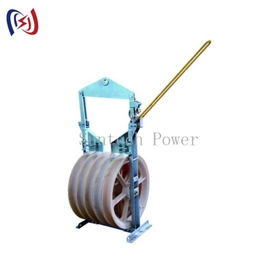 508 X 75MM ভারী দায়িত্ব তারের দড়ি পলি কন্ডাক্টর স্ট্রিং ব্লক