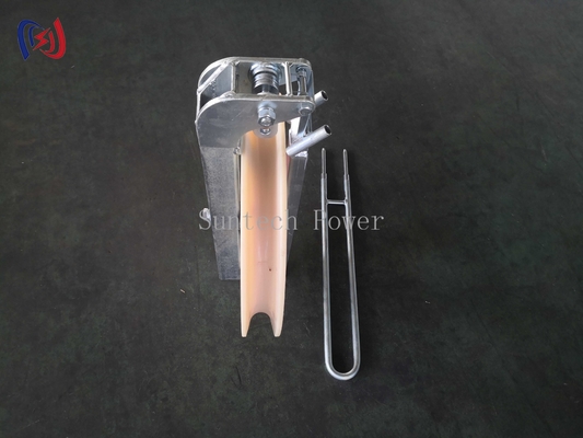 508 X 75MM ভারী দায়িত্ব তারের দড়ি পলি কন্ডাক্টর স্ট্রিং ব্লক