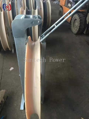 508 X 75MM ভারী দায়িত্ব তারের দড়ি পলি কন্ডাক্টর স্ট্রিং ব্লক