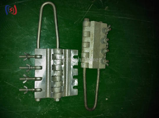 বোল্ট টাইপ অ্যান্টি টুইস্ট স্টিল রোপ গ্রিপার স্ট্রিং কন্ডাক্টর আসুন একসাথে ক্ল্যাম্প