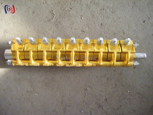 Galvanized Guyed মাস্ট পোল টাওয়ার ইস্পাত Q355 Q245 উপাদান