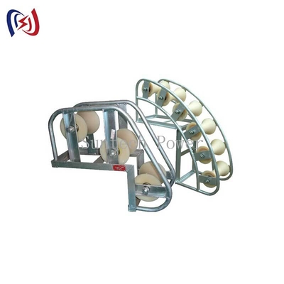 ক্যাবল পিটহেড রোলার SH130S 10KN লোড ক্যাবল টানার জন্য