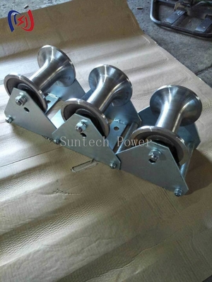 ক্যাবল পিটহেড রোলার SH130S 10KN লোড ক্যাবল টানার জন্য