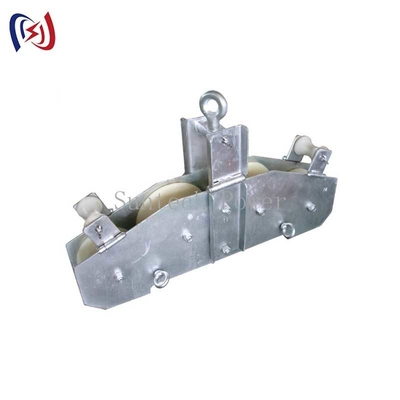 চারটি স্কেভ সংযুক্ত ব্লক 10KN ভারী দায়িত্ব কন্ডাক্টর স্ট্রিং