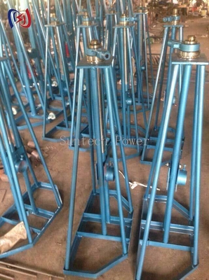 ক্যাবল ইনস্টলেশনের জন্য ভারী দায়িত্ব ইস্পাত রিল স্ট্যান্ড 10-50KN