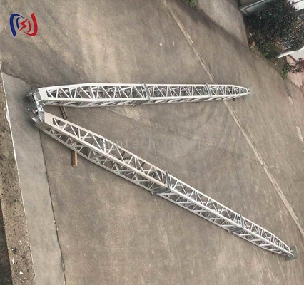 টাওয়ার স্থাপনের জন্য এ-শেপ ল্যাটিস জিন পোল LBR-250, ৮-২৮ মিটার পরিসর