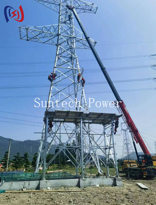 ভারী দায়িত্ব উচ্চ ভোল্টেজ তারের ব্র্যাকেট ইস্পাত নির্মাণ 1 বছরের ওয়ারেন্টি