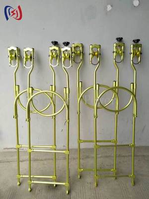 পেশাদার হ্যাংগিং রোপ ল্যাডার ইন্সপেকশন ট্রলি, ১-১.৮মিমি দৈর্ঘ্য এবং ৪.৫-৮ কেজি ওজন সহ, যা ৩৫% বেশি স্থিতিশীল ট্রান্সমিশন লাইন রক্ষণাবেক্ষণে সহায়ক