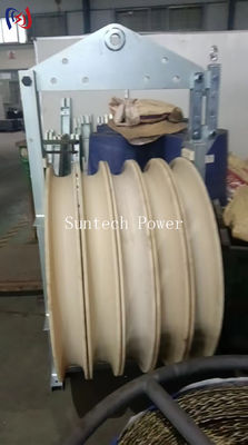 ভারী ডিউটি ​​1040 সিরিজ কন্ডাক্টর স্ট্রিংিং ব্লক, 5kn-150kn রেটেড লোড এবং এক বছরের জীবনকাল সহ