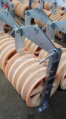 ভারী ডিউটি ​​1040 সিরিজ কন্ডাক্টর স্ট্রিংিং ব্লক, 5kn-150kn রেটেড লোড এবং এক বছরের জীবনকাল সহ