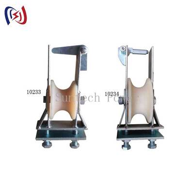 ওভারহেড পাওয়ার লাইনের জন্য নাইলন পুলি এবং কাস্টমাইজড পুলি ডাইমেনশন সহ উচ্চ টেনশন কন্ডাক্টর স্ট্রিংিং ব্লক