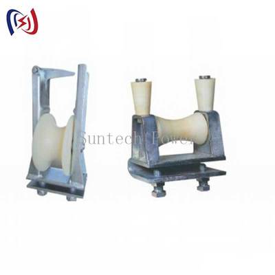 ওভারহেড পাওয়ার লাইনের জন্য নাইলন পুলি এবং কাস্টমাইজড পুলি ডাইমেনশন সহ উচ্চ টেনশন কন্ডাক্টর স্ট্রিংিং ব্লক