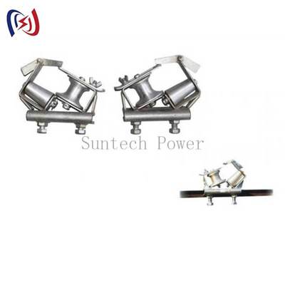 টেকসই কন্ডাক্টর স্ট্রিংিং ব্লক, বাঁক ব্যাসার্ধ R570 এবং এক বছরের জীবনকালের জন্য কাস্টমাইজড পুলির আকার