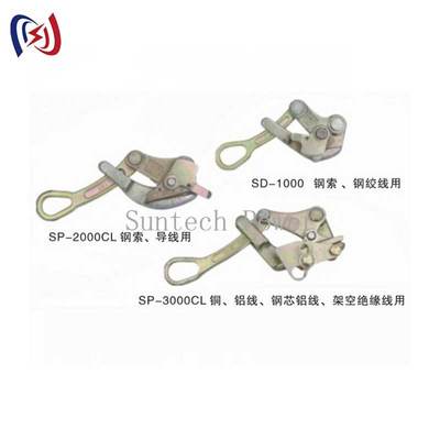 Heavy Duty Come Along Clamp with 10~30kN Rated Load for 15-17mm Cable Diameter and 1 Inch Jaw Opening