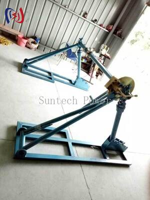 Portable Detachable Cable Reel Stand with 30-100KN Rated Load for Easy Transport and Storage