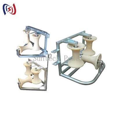 পেশাদার কোণার গ্রাউন্ড রোলার ট্রাই-শিভ 90 ডিগ্রি বন্ড সুরক্ষার জন্য 10 কেএন রেটযুক্ত লোড এবং জারা প্রতিরোধী ডিজাইনের সাথে