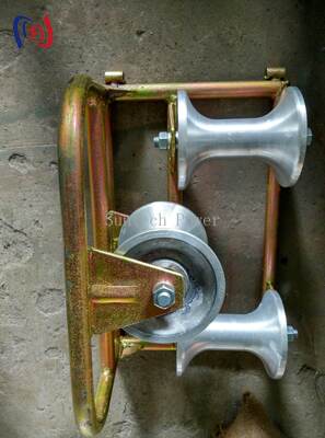 পেশাদার কোণার গ্রাউন্ড রোলার ট্রাই-শিভ 90 ডিগ্রি বন্ড সুরক্ষার জন্য 10 কেএন রেটযুক্ত লোড এবং জারা প্রতিরোধী ডিজাইনের সাথে