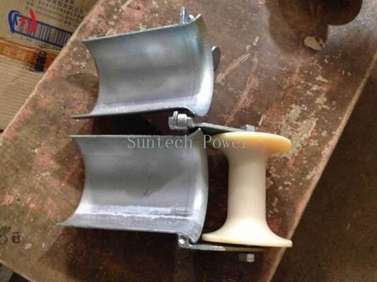 ক্ষয় প্রতিরোধী এবং হ্রাস টান টান জন্য 80-200mm টিউব ব্যাসার্ধ সঙ্গে বি সিরিজ তারের প্রবেশদ্বার সুরক্ষা রোলার