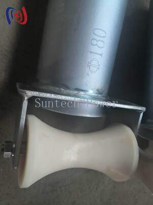 ডি সিরিজ ক্যাবল এন্ট্রি সুরক্ষা রোলার 80-200mm টিউব ব্যাসার্ধ সঙ্গে জারা প্রতিরোধী এবং কম ঘর্ষণ ক্যাবল টেনে জন্য