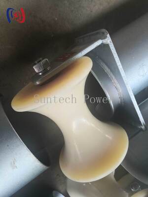 ডি সিরিজ ক্যাবল এন্ট্রি সুরক্ষা রোলার 80-200mm টিউব ব্যাসার্ধ সঙ্গে জারা প্রতিরোধী এবং কম ঘর্ষণ ক্যাবল টেনে জন্য