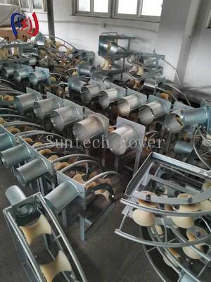 টেকসই নির্মাণের সাথে নিরাপদ ক্যাবল ইনস্টলেশনের জন্য পেশাদার সি সিরিজ ক্যাবল প্রবেশদ্বার সুরক্ষা রোলার