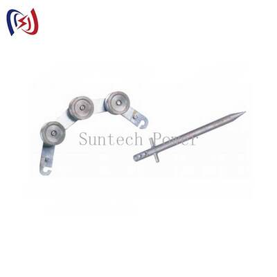 দ্রুত এবং নিরাপদ উচ্চ পরিবাহিতা সংযোগের জন্য 75 মিমি নীচের ব্যাসাকার হুক টাইপ গ্রাউন্ডিং ব্লক