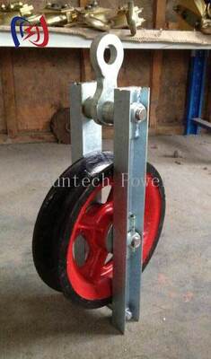 কম ঘর্ষণ স্কিভ এবং 50 কেএন নামমাত্র লোডের সাথে মসৃণ এবং দক্ষ তারের দিক পরিবর্তন জন্য পেশাদার উচ্চ গতির টার্নিং ব্লক