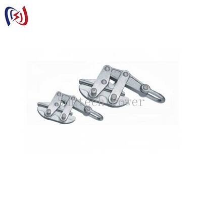 ভারী বৈদ্যুতিক সরঞ্জাম নিরাপদ উত্তোলন জন্য 50-200KN নামমাত্র লোড সঙ্গে বিরোধী বাঁক স্টীল দড়ি গ্রিপার